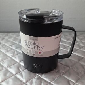 Simple Modern Black Travel Mug 12oz